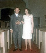 Tony, Judy Sayger (wedding day Sept 3, 1965)